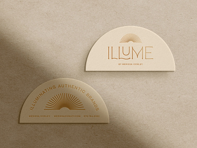 ILLUME branding brandmark celestial illumination photographer radiance typography