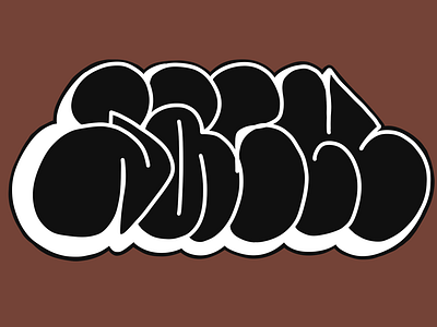 Jack graffiti - Throwup design graffiti illustration typography