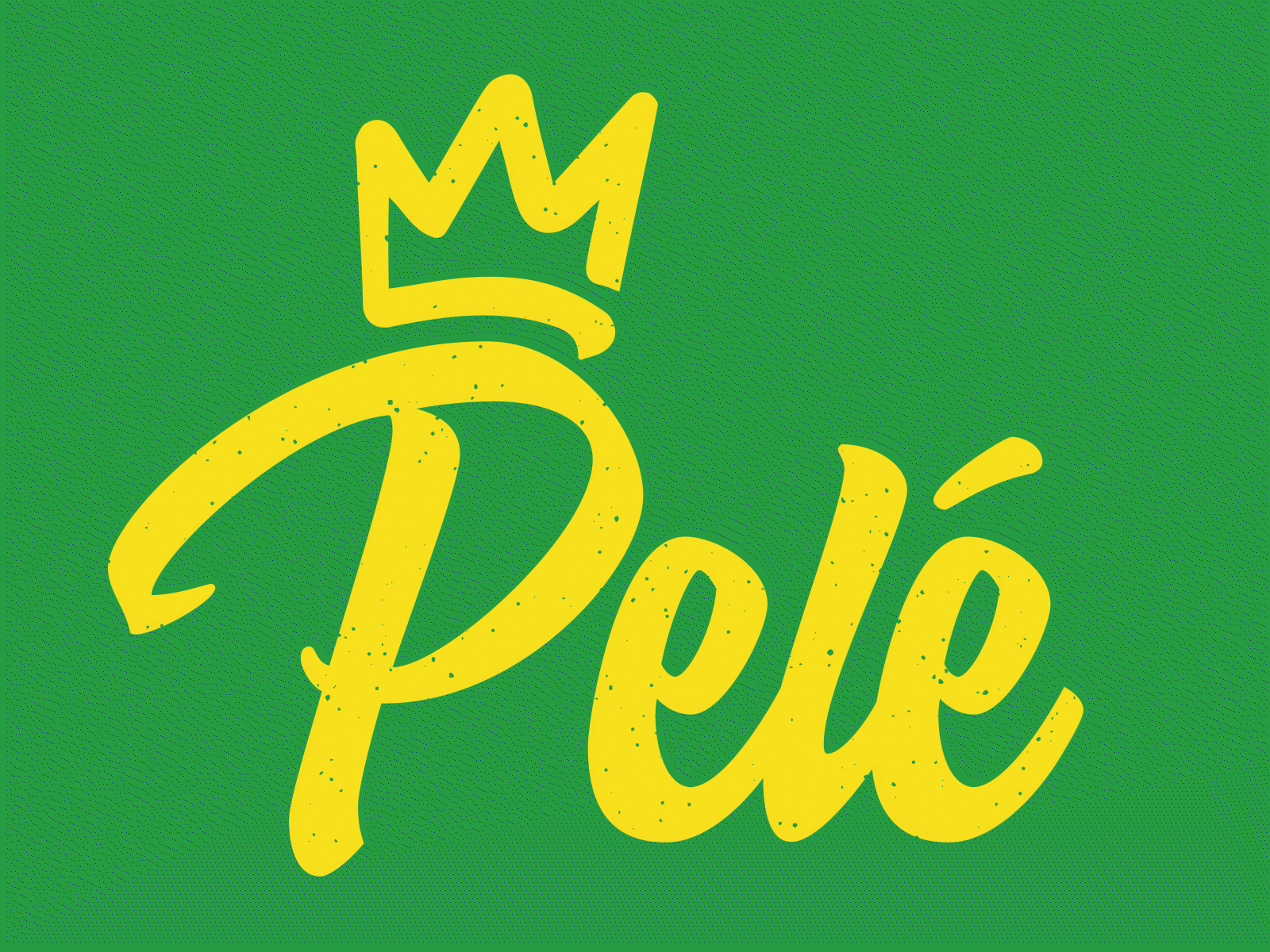 Rei Pelé - Logotype Colored Versions animation brasil brazil calligraphy football futbol futebol graffiti king lettering logo logo design logotype motion graphics pele pelé soccer street art typography wordmark