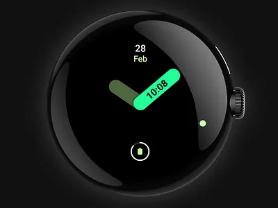 MNML Analog: Watch face for Wear OS amoled watch faces amoledwatchfaces android android wear app design fossil illustration logo ui