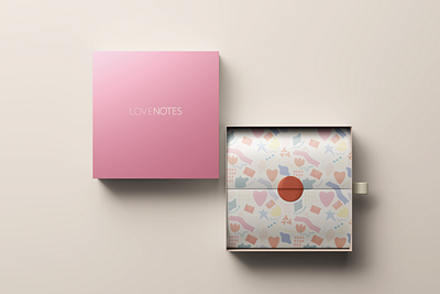LOVE NOTES | Papier & Gifting brand design branding business card collateral design gifting graphic design illustration logo packaging pattern product design tape tissue