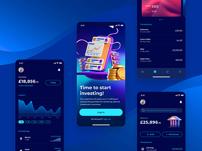 Finance App Concept figma finance app concept ui ux