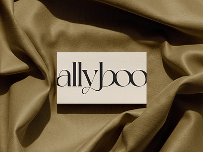 ALLYBOO Logo brand identity branding fashion identity graphic design logo