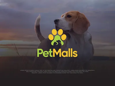 Pet Malls Logo, logo, veterinary logo, Dog Cat logo, pet clinic 2023 animals business logo cat dog food grooming illustration logo modern logo new paws pet care pet food pet shop pet store pet supplies toys vector veteran