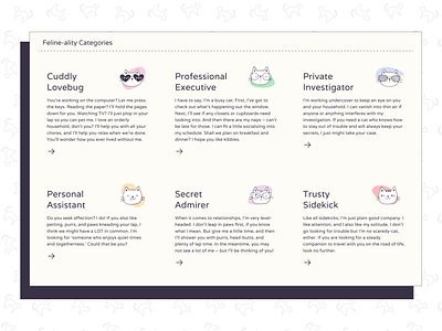 Cute cat adoption webpage adoption animal autolayout cat charming cute design figma ui uidesign website