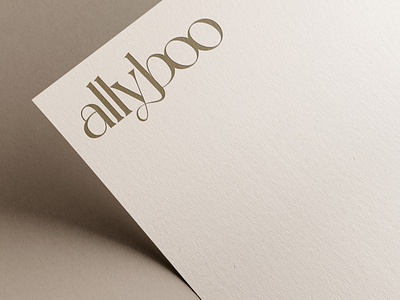 ALLYBOO Logo Example branding graphic design logo