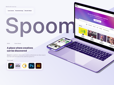 Spoom Platform graphic design ui ux