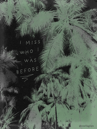 I miss who I was before design graphic design poster typography