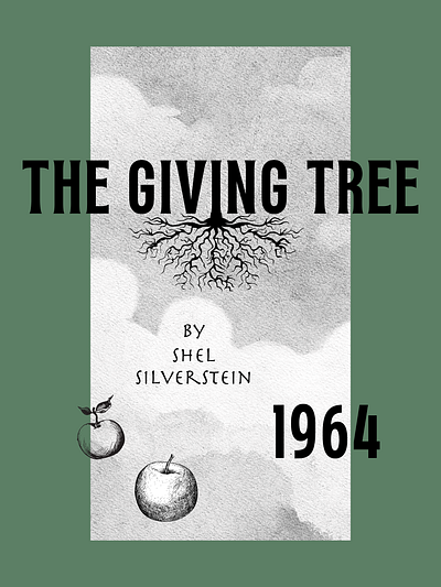 The Giving Tree design graphic design poster typography