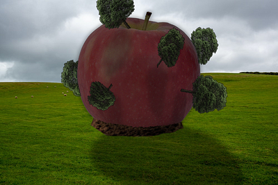 Request from a friend: Apple Tree graphic design image alteration photoshop quick
