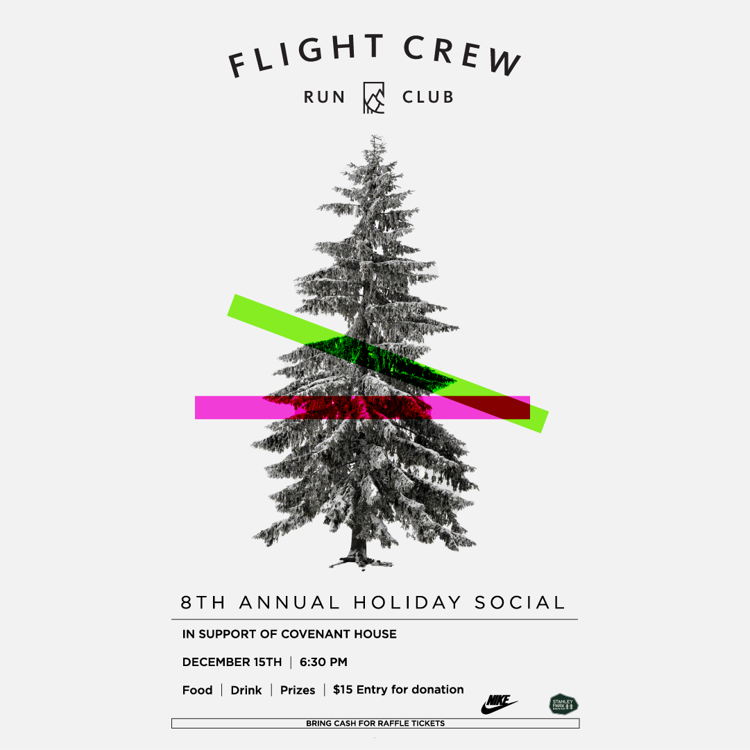 8th Annual Holiday Social Run - 2022 branding design graphic design illustration logo typography vector