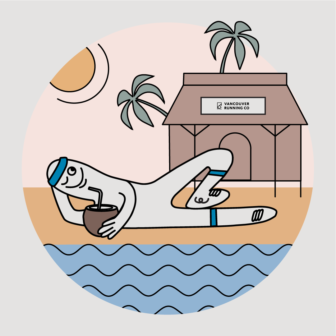 Character For Vancouver Running Co - 2022 branding design graphic design illustration logo typography vector