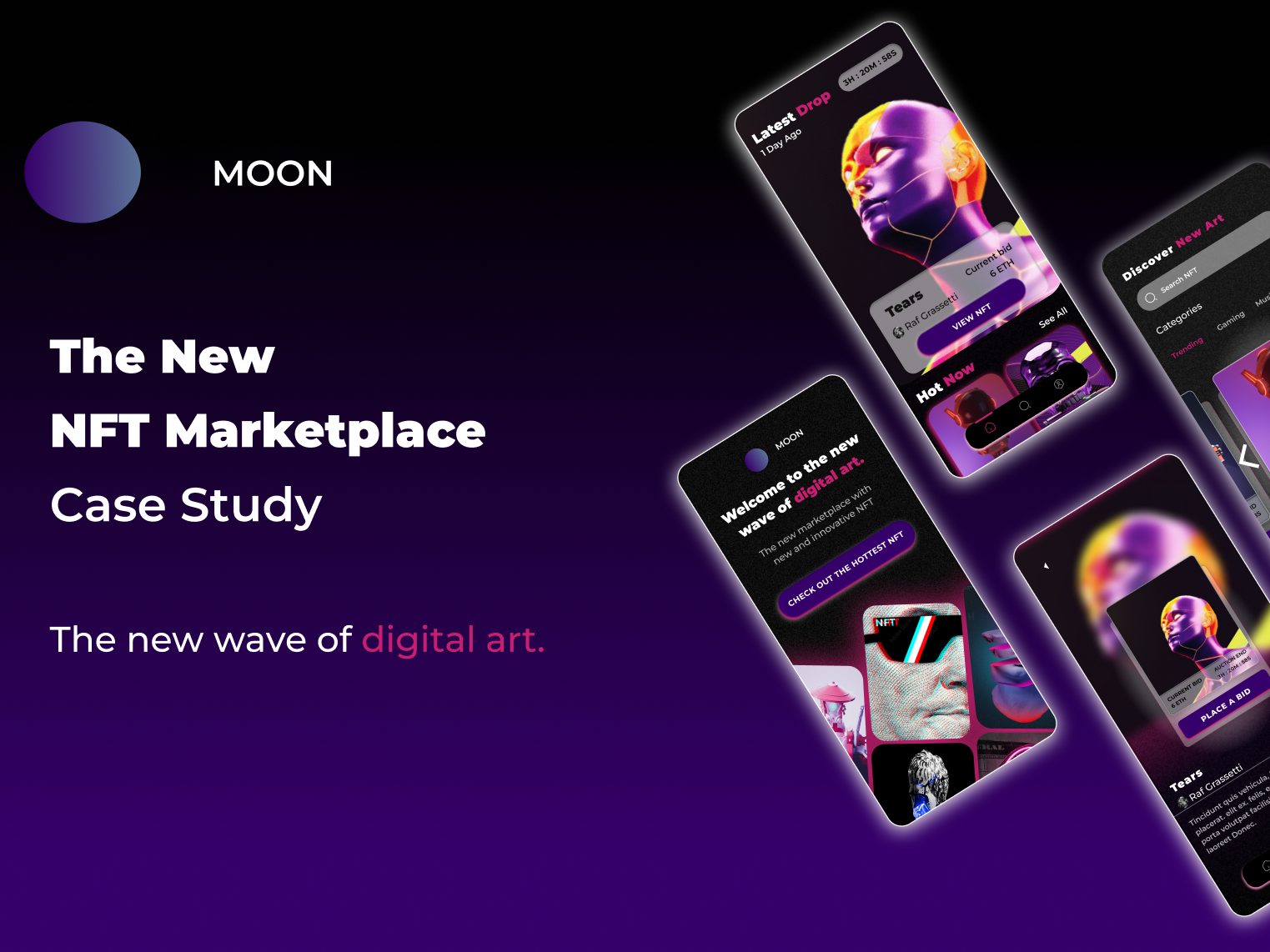 Moon NFT App by Sanjuktha Pendyala on Dribbble