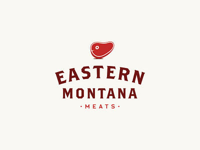 Eastern Montana Meats branding design graphic design illustration logo minimal print design stationery typography vector vintage