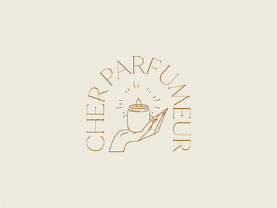Cher Parfumeur branding design graphic design illustration logo minimal print design stationery typography vector vintage