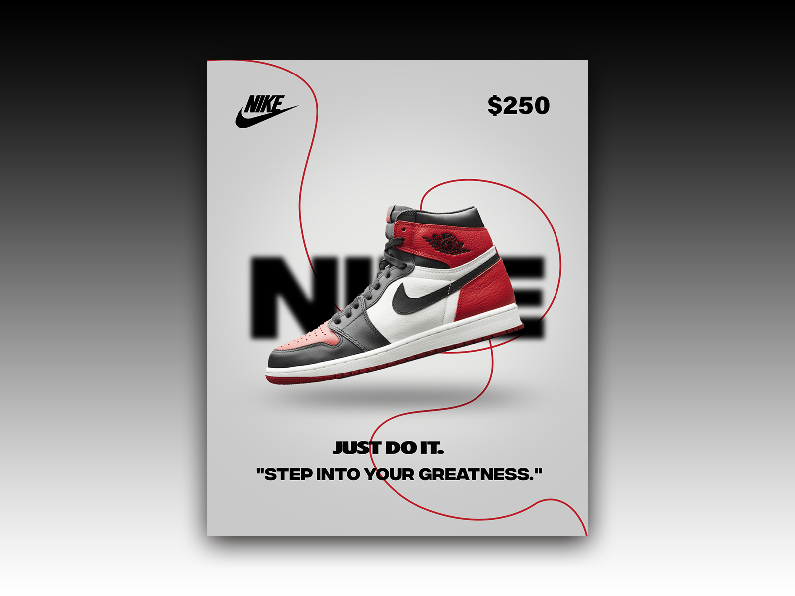 Nike Shoe Poster Design. by Rashed Ali on Dribbble