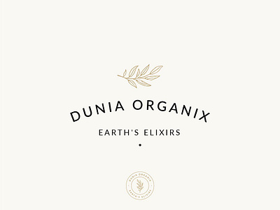 Dunia Organix branding design graphic design illustration logo minimal print design stationery typography ui vector vintage