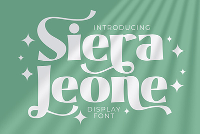 Free Display Font – Siera Leone love font