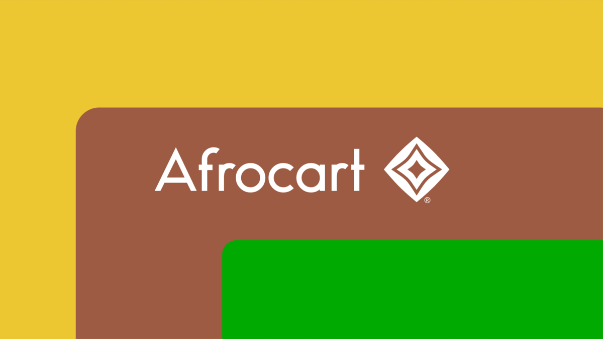 Afrocart african african e commerce afrocart afrocentric branding green logo obatom