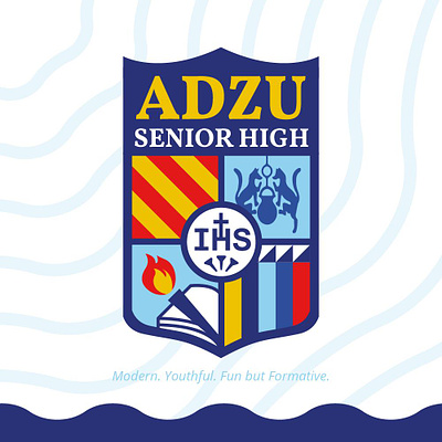 AdZU Senior High Rebranding brand and identity graphic design logo logo design