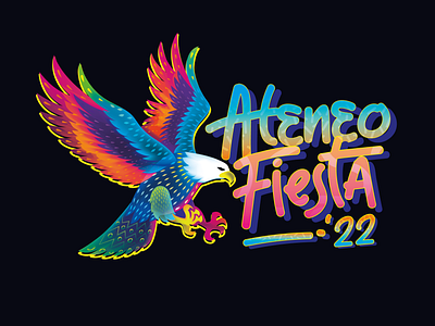 Ateneo Fiesta 2022 Logo brand and identity graphic design logo logo design