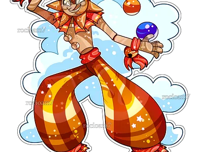 Sun - FNAF Fanart character character design digital art digitalart fanart fantasy fnaf fnaf sb fnaf sun illustration rocioam7 sundrop