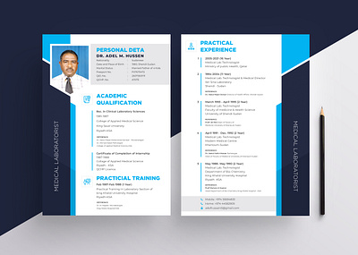 Personal CV Resume Design 3d 3d art animation branding brochure business corporate corporate design cv design flyer design graphic design illustra logo medical minimal motion graphics resume ui website