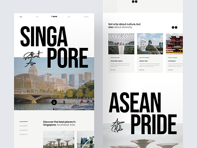 Singapore Website Design clean design landing page minimalist singapore typhography ui user experience user interface ux