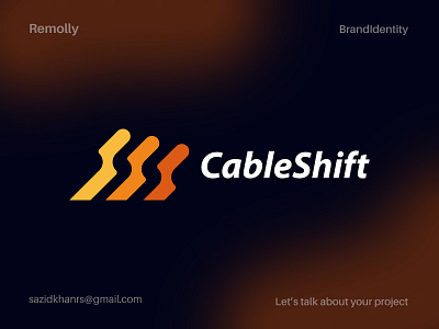 CableShift logo design best logo clean logo clean logo design internet logo minimal logo modern logo idea new logo new logo art new logo design