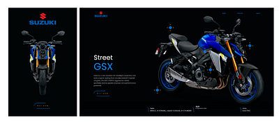 Suzuki landing page/desktop & mobile