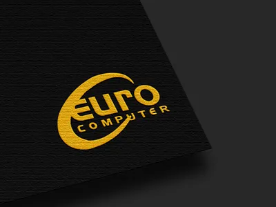 Euro Computer With mockup adobe illustrator adobe photoshop branding design graphic design illustration logo