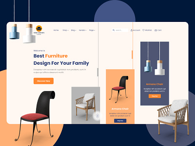 Furniture website - Home comforts design expert design figma furniture furniture design furniture website latest modern popular trending ui uiux ux web design website website design