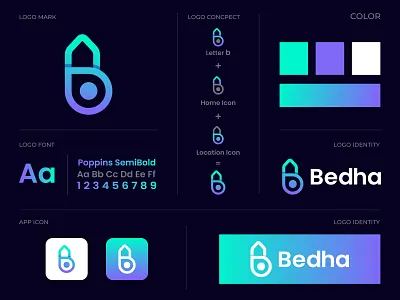Modern Real Estate Logo || Letter b + Home & Location icon abstract logo b letter b logo brand identity branding building home logo house location logo design logo designer logotype minimal modern logo modern real estate logo property logo real estate agency real estate logo realestate trendy logo