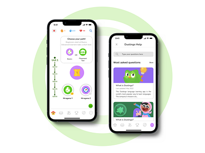 Duolingo Redesign app design duolingo ui ux