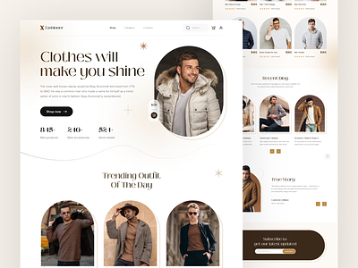 Fashion Brand Landing Page Website. apparel clothing clothing brand dribbble ecommerce fashion fashion blog glamour interfacely lookbook magazine makeup marketplace mens fashion menswear online store streetwear style trend website