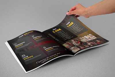 Brochure Design for THE VINCENT CLICKS branding design graphic design illustration