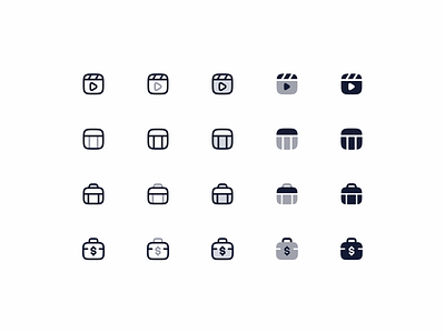 Hugeicons Pro | The largest icon library briefcase bulk dollar duotone hugeicons icon icondesign iconography iconpack icons iconset illustration layout play list solid