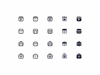 Hugeicons Pro | The largest icon library briefcase bulk dollar duotone hugeicons icon icondesign iconography iconpack icons iconset illustration layout play list solid