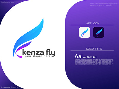 Fly Travel Logo Concept modern