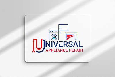 Universal Appliance Repair HVAC - Minimal Logo Design ac fridge logo appliance repair logo branding design custom logo flat logo hvac logo lettermark logo logo logo design logo designer logo maker minimal logo modern logo monogram logo servicing logo u logo unique logo wordmark logo