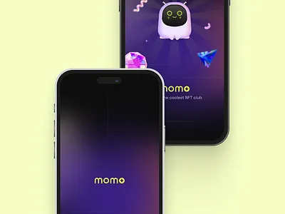 NFT Marketplace App Exploration abstract crypto dark design gradient graphic design interaction landing page mascot minimal modern nft nft app nft marketplace splash screen trading ui ui ux ui design uidesign