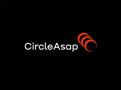 Circleasap logo design branding circle ecommerce geometric glove group team together icon line logo designer marketing red round saas shape simple symbol target triangle trio wave