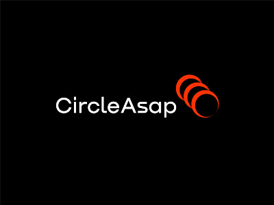 Circleasap logo design branding circle ecommerce geometric glove group team together icon line logo designer marketing red round saas shape simple symbol target triangle trio wave