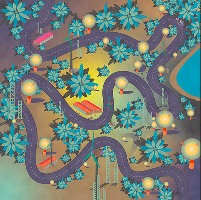 Mini Car Racing Game MVP 2d app app design design game game design game map illustration mini map ui