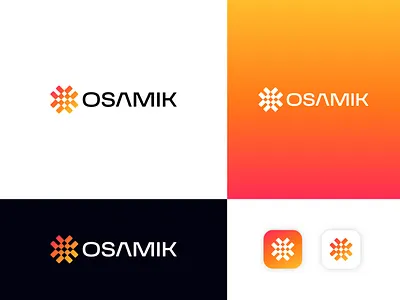 Osamik Logo Design colorful logo concept creative creative logo crypto logo design graphic design icon logo logo design logomark logotype modern logo simple logo symbol