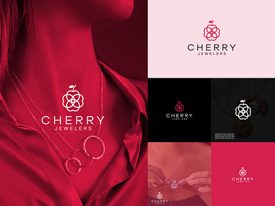 Cherry Jewelers branding graphic design logo