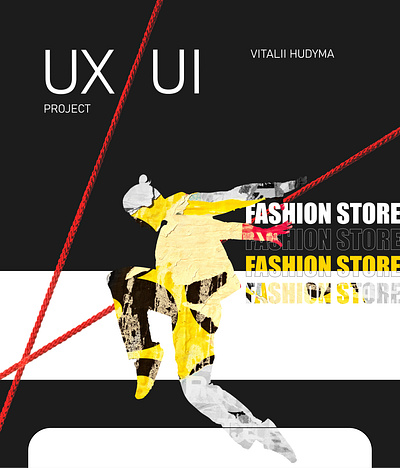 Visual Design, streetwear shop branding clothes fashion graphic design identity lending mockup modern design online store visual design web design