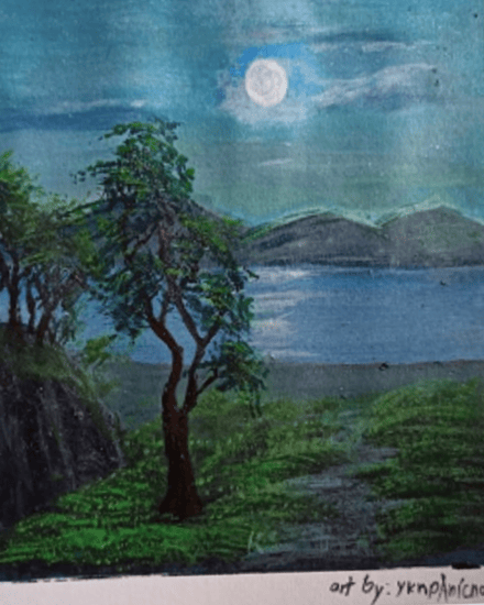 'Moonlight' in Skectch Paper 