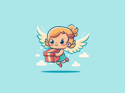 baby angel cartoon