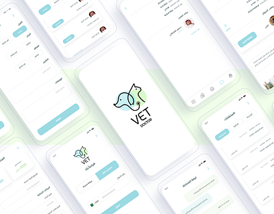 Vet App app design ui design uiux